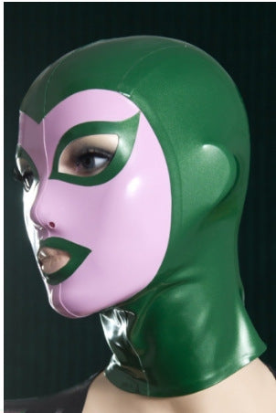 Latex Rubber Mask Handmade Back Zipper Sheet