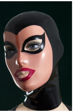 Latex Rubber Mask Handmade Back Zipper Sheet