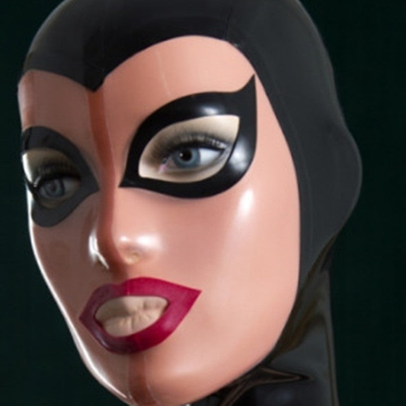 Latex Rubber Mask Handmade Back Zipper Sheet