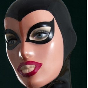 Latex Rubber Mask Handmade Back Zipper Sheet