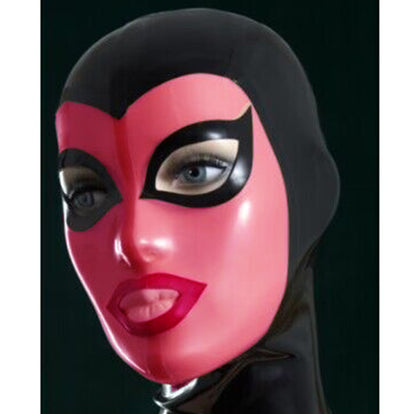 Latex Rubber Mask Handmade Back Zipper Sheet