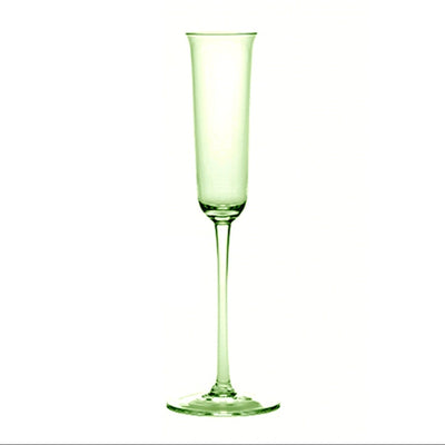 French Single Light Green Cider Glass Champagne Glass