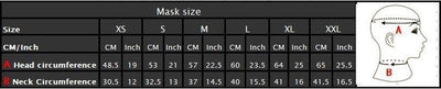 Latex Rubber Mask Handmade Back Zipper Sheet