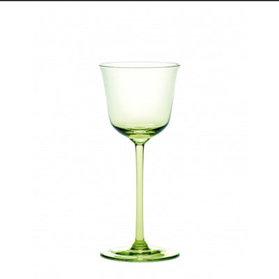 French Single Light Green Cider Glass Champagne Glass