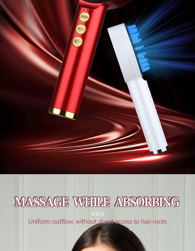 Scalp Massage Comb Red Light Hair Growth Device Nano Spray Set