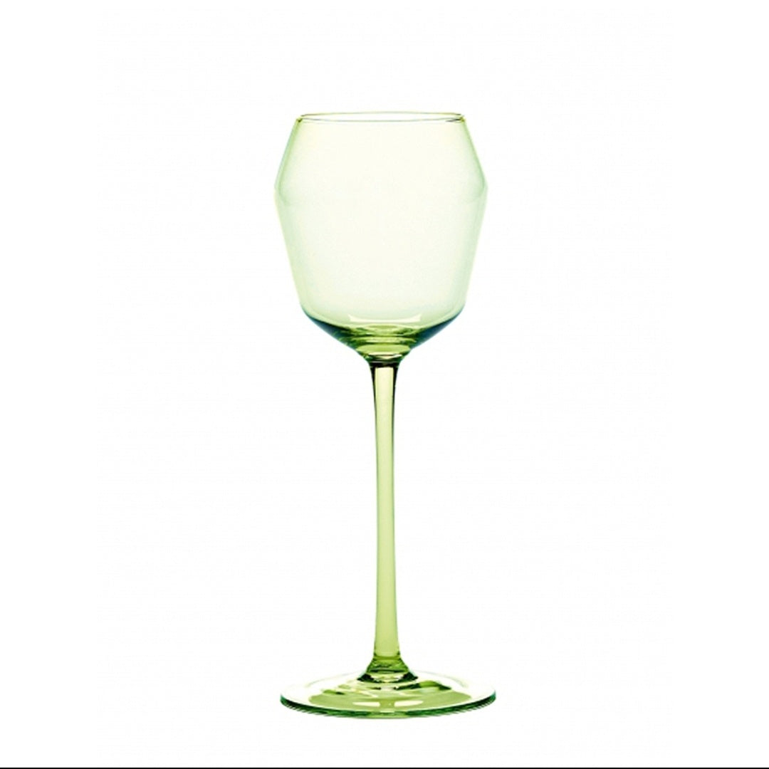 French Single Light Green Cider Glass Champagne Glass